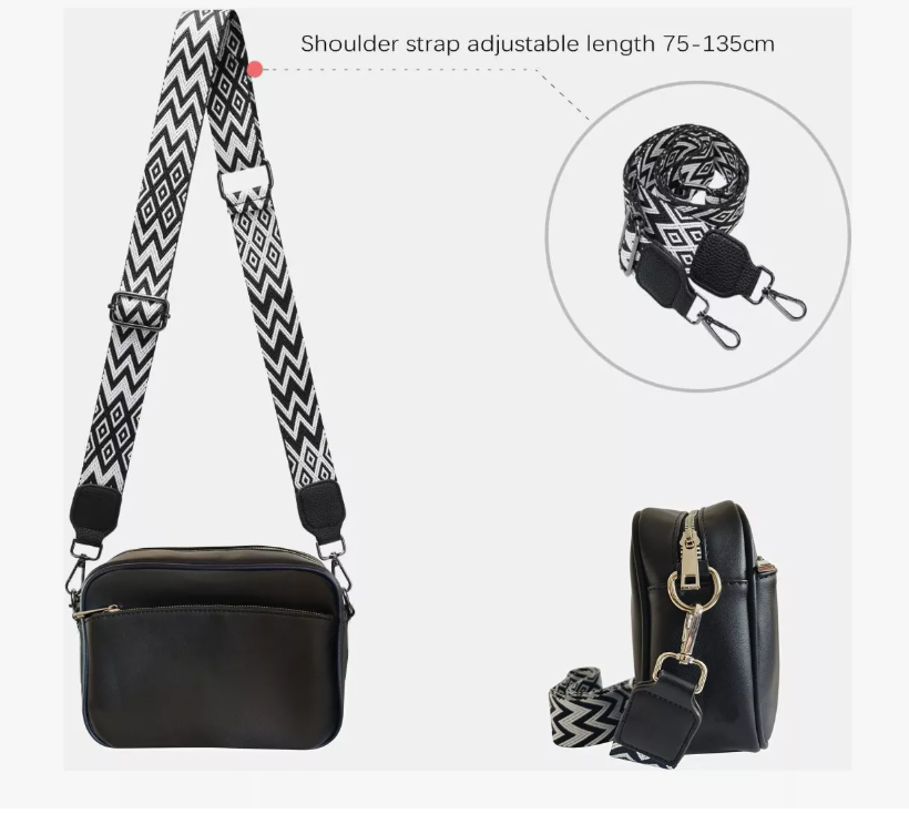 Foto 5 pulgar | Bolso Crossbody Xtellar Negra para Mujer