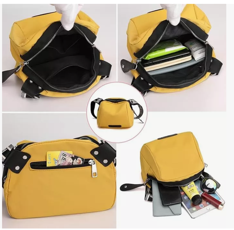Foto 5 | Bandolera de Hombro Xtellar Amarillo para Mujer