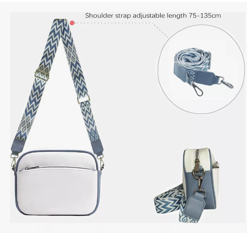 Foto 2 | Bolso Bandolera Xtellar Blanco para Mujer