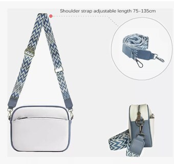 Foto 2 | Bolso Bandolera Xtellar Blanco para Mujer
