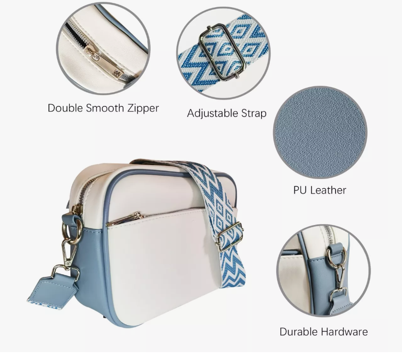 Foto 4 pulgar | Bolso Bandolera Xtellar Blanco para Mujer