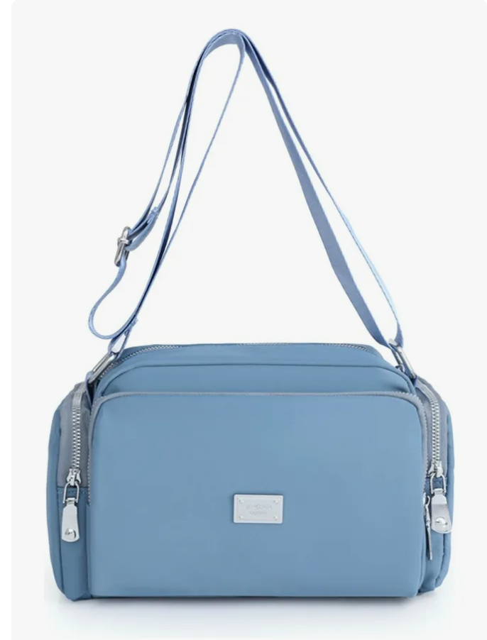 Foto 2 pulgar | Bolsa Xtellar Bandolera Mujer Moda Dama Crossbody Gran Capacidad Color Celeste