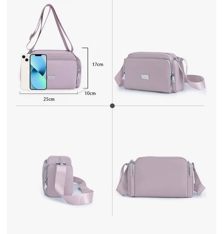 Foto 4 pulgar | Bolsa Xtellar Bandolera Mujer Moda Dama Crossbody Gran Capacidad Color Violeta