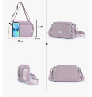 Foto 3 | Bolsa Xtellar Bandolera Mujer Moda Dama Crossbody Gran Capacidad Color Violeta
