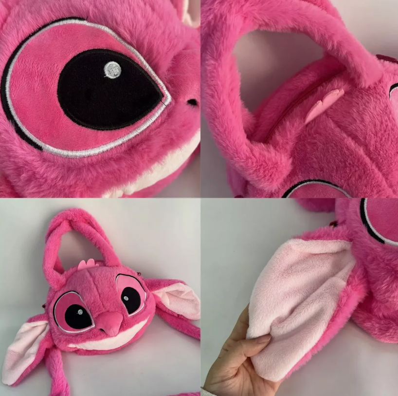 Foto 4 pulgar | Bolsos De Peluche De Stitch Peluche Anime Regalos Para Bebes