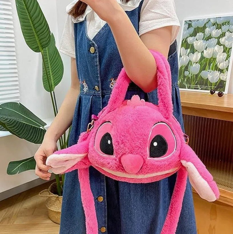Foto 5 pulgar | Bolsos De Peluche De Stitch Peluche Anime Regalos Para Bebes