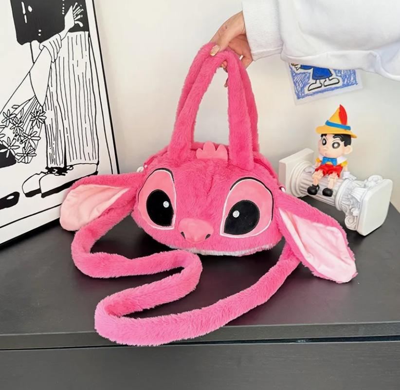 Foto 6 pulgar | Bolsos De Peluche De Stitch Peluche Anime Regalos Para Bebes