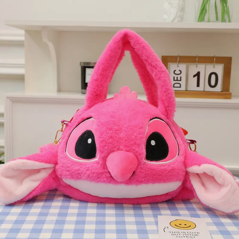 Foto 7 pulgar | Bolsos De Peluche De Stitch Peluche Anime Regalos Para Bebes