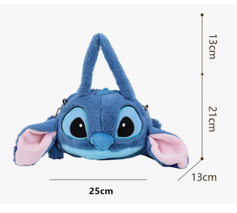 Foto 3 pulgar | Bolsos De Peluche De Stitch Peluche Anime Regalos Para Bebes