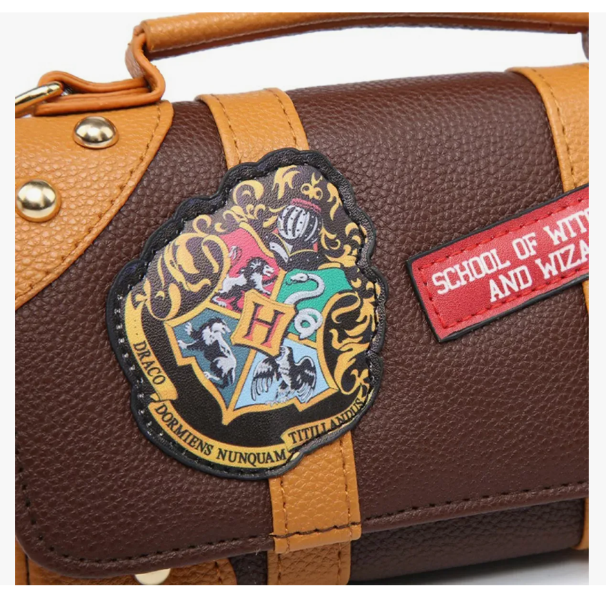 Foto 3 pulgar | Carteras Mujer Harry Pottor Bolsos Hogwarts Bolsa Mágica