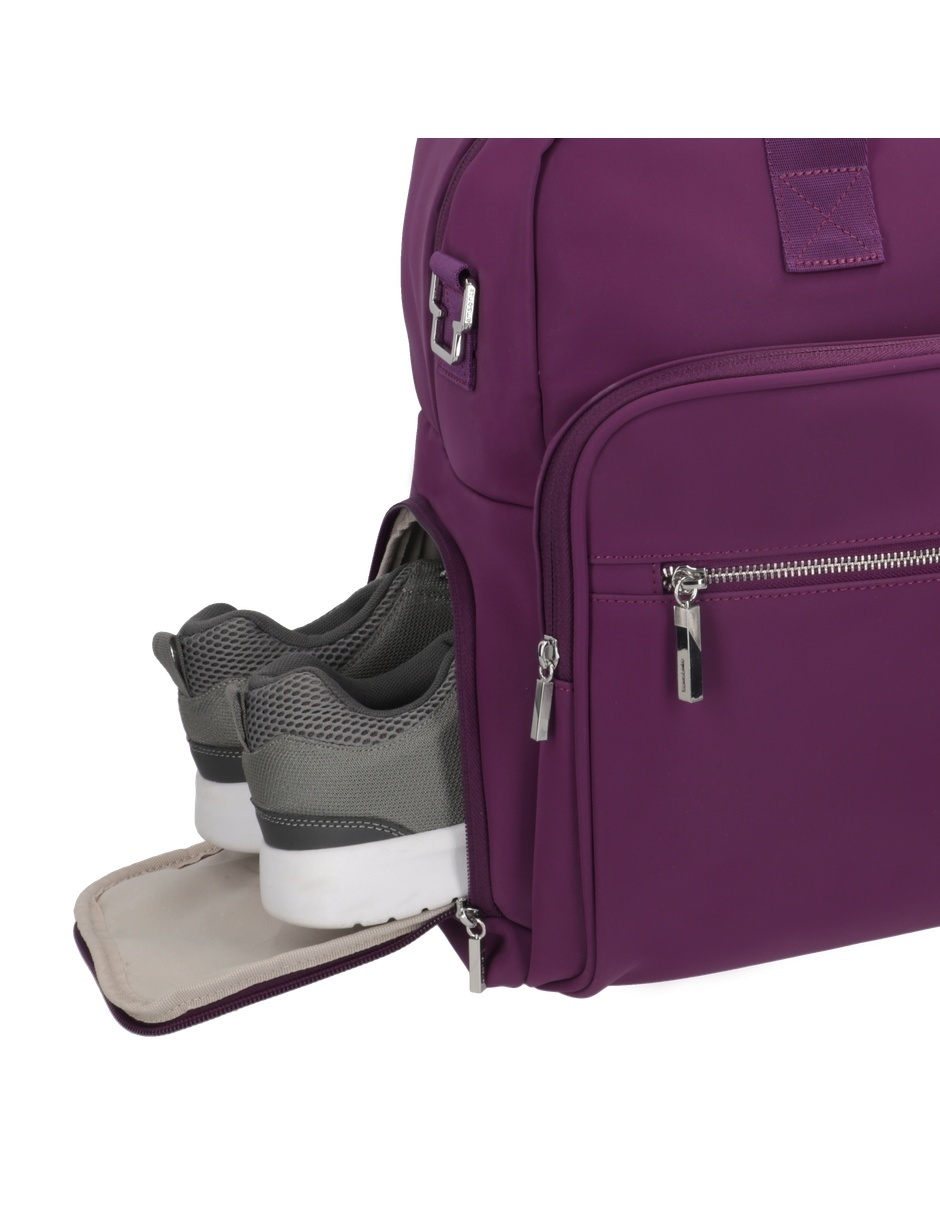 Foto 9 pulgar | Weekender Samsonite Soft Motion Biz Shadow Purple