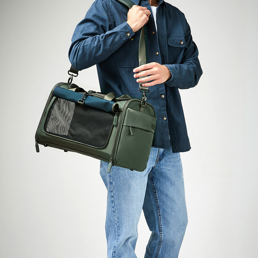Foto 5 pulgar | Pet Carrier Lipault City Plume Pet Carrier Khaki