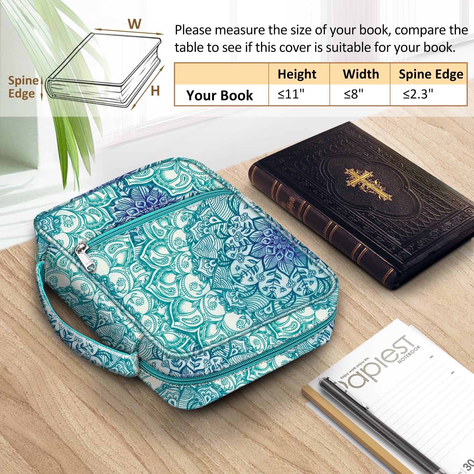 Foto 7 pulgar | Funda De Transporte Para Biblia Finpac, Bolsa Para Iglesia, Resistente Al Agua - Venta Internacional.