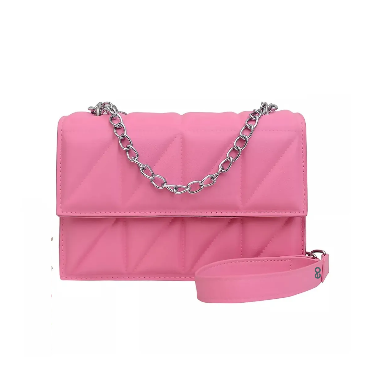 Foto 2 pulgar | Bolso de Mano Ajustable Eo Safe Imports Esi-19808 Rosa