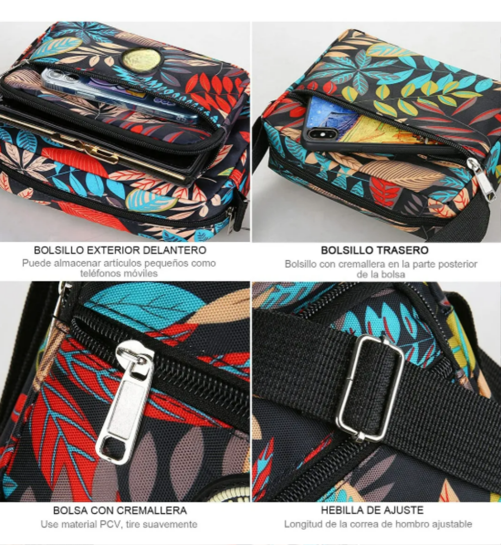 Foto 4 pulgar | Xtellar Bolso De Hombro Para Mujer, Bandolera Elegante, Mariconera Cruzada, Resistente Al Agua