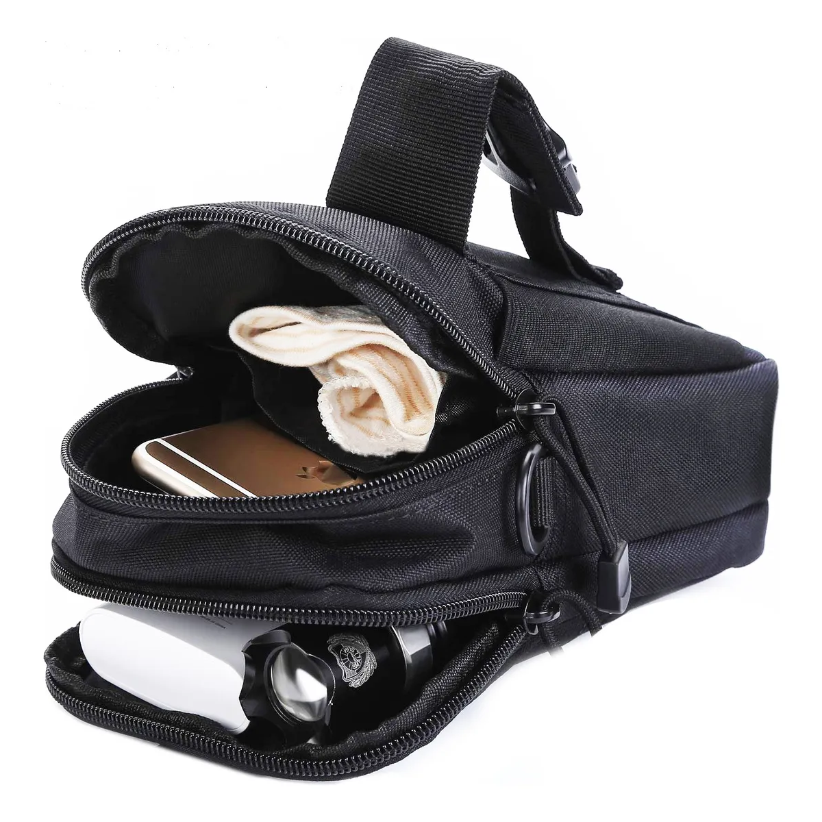 Foto 3 | Bolsa Mariconera Porta Celular Multiusos Lab.g Negro