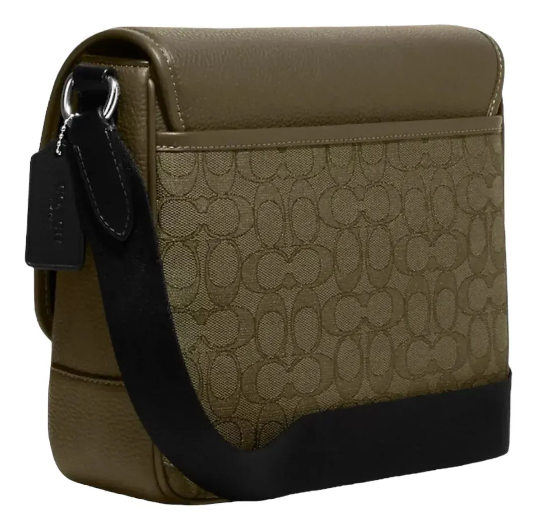 Foto 3 pulgar | Mariconera Coach Bolso Bandolera Cuadrada De Hombro Cruzada Piel Para Hombre