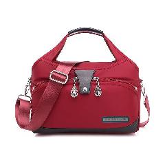Foto 3 pulgar | Venta Internacional- Bolso de Mano Rojo Tela Oxford