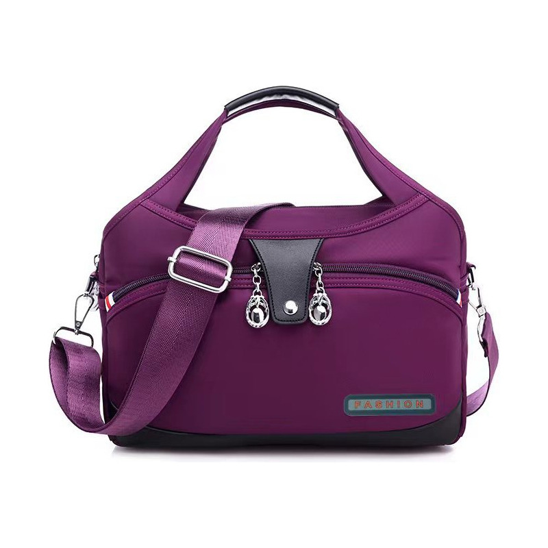 Venta Internacional - Bolsa Casual para Mujer Tela Oxford Morada