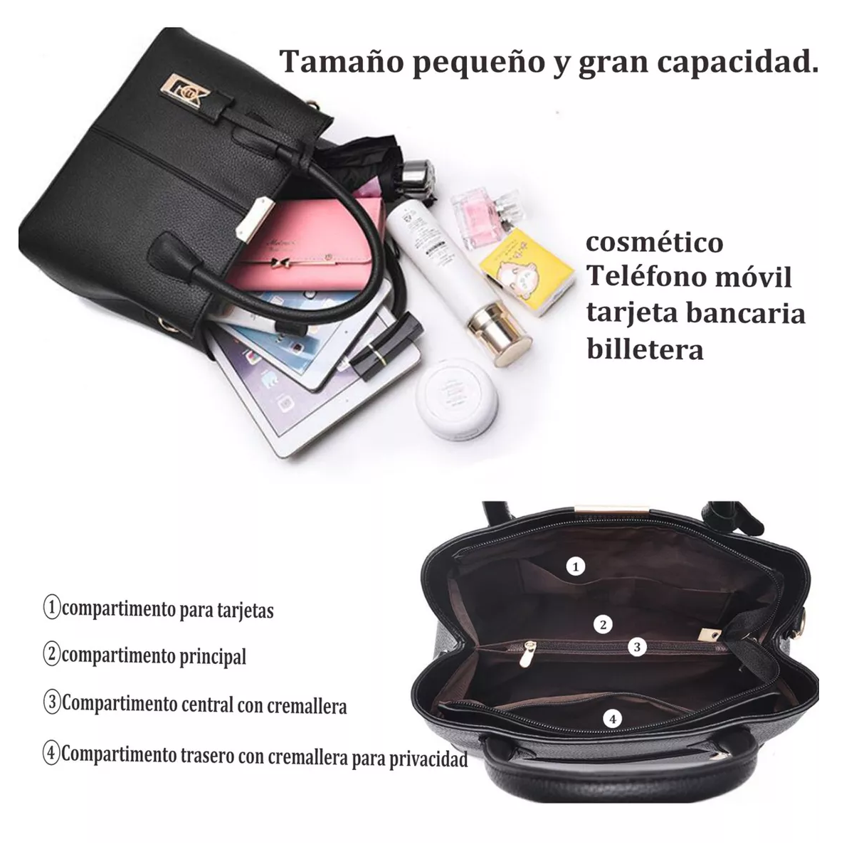Foto 3 pulgar | Bolso Para Impermeable Elegante  Dama Viaje Para Laptop Eo Safe Imports Esi-12479 Negro