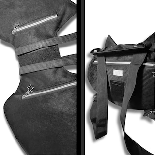 Foto 3 | Mochila/bolsa Kawaii Mushu Negro: ¡dos En Uno Con Alas De Dragón Desmontables!