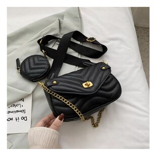 Foto 3 | Bolsa Bandolera Moderna Para Mujer Con Bolsillo, 3 En 1