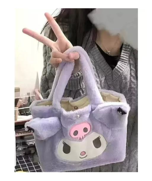 Foto 5 pulgar | Sanrio Cartoon My Melody Kuromi Cinnamoroll Bolsa De Felpa