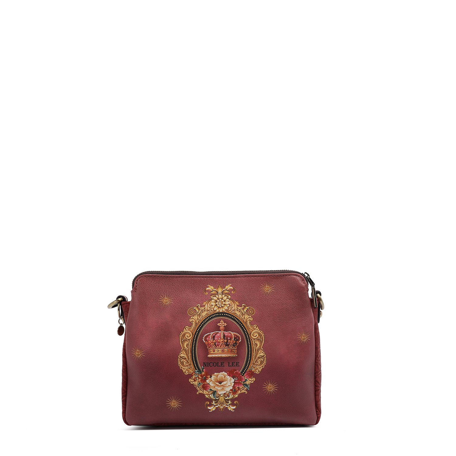 Foto 2 | Bolsa Mensajera Nicole Lee Estampado The Queen