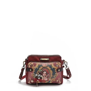 Foto 5 | Bolsa Mensajera Nicole Lee Estampado The Queen