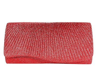 Foto 1 | Bolso De Noche Embrague Para Mujer De Fiesta Y Boda, Rojo