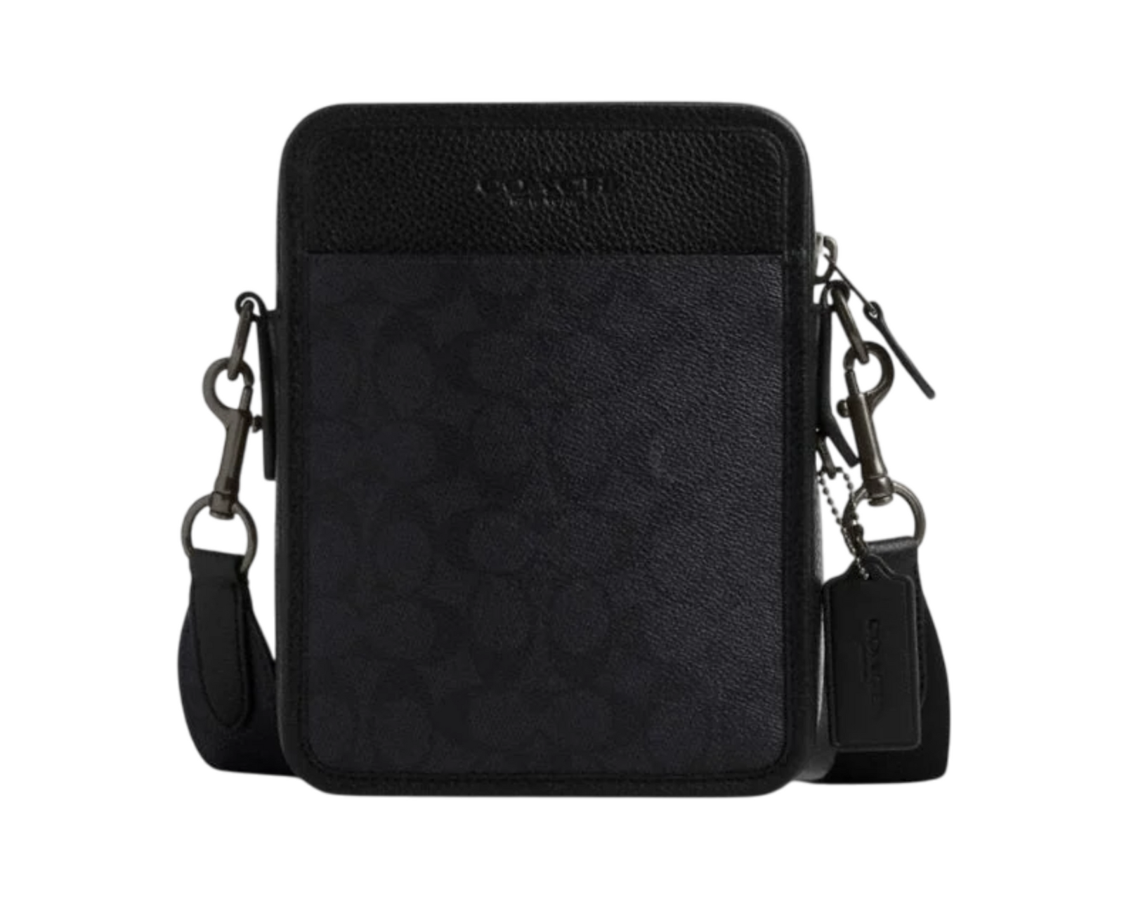 Foto 2 pulgar | Bandolera Coach Sullivan Crossbody Signature Canvas Charcoal Cw388 Negra