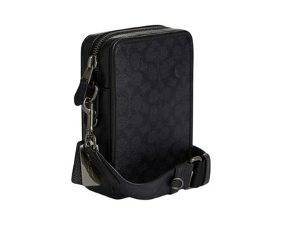 Foto 2 | Bandolera Coach Sullivan Crossbody Signature Canvas Charcoal Cw388 Negra