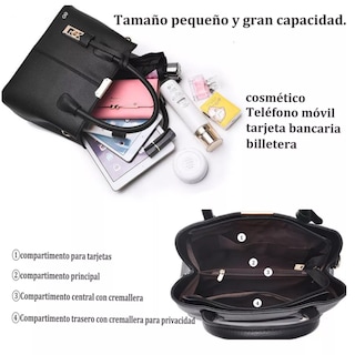 Foto 2 | Bolso Para Impermeable Elegante Dama Viaje Para Laptop Eo Safe Imports Esi-12479 Negro