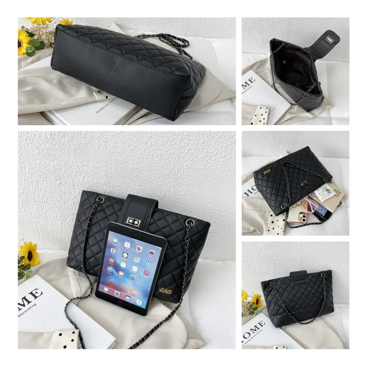 Foto 2 | Bolso De Dama De Moda Lab.g Negro