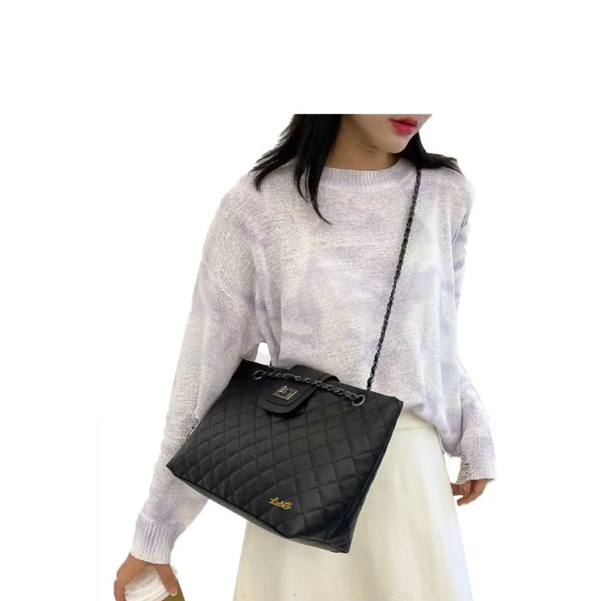 Foto 5 pulgar | Bolso De Dama De Moda Lab.g Negro