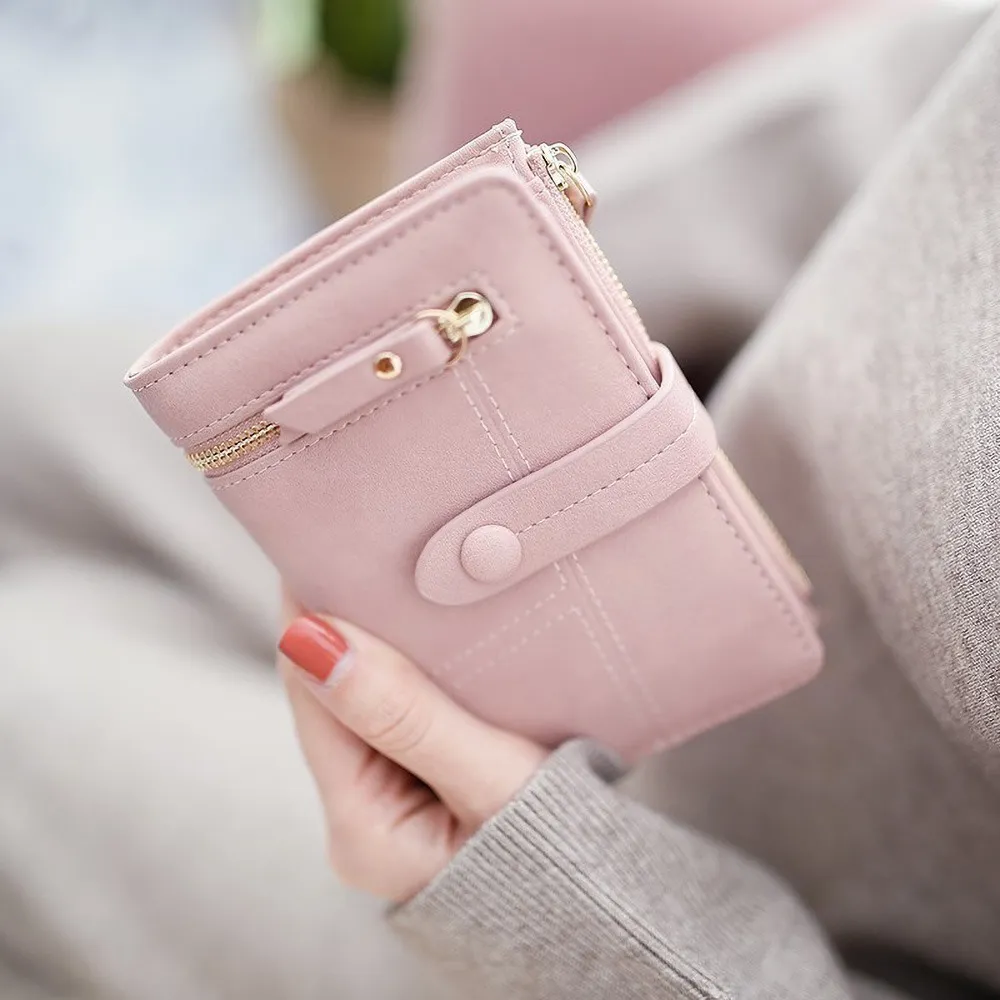 Foto 3 pulgar | Cartera Porta Tarjetas Plegable para Mujer