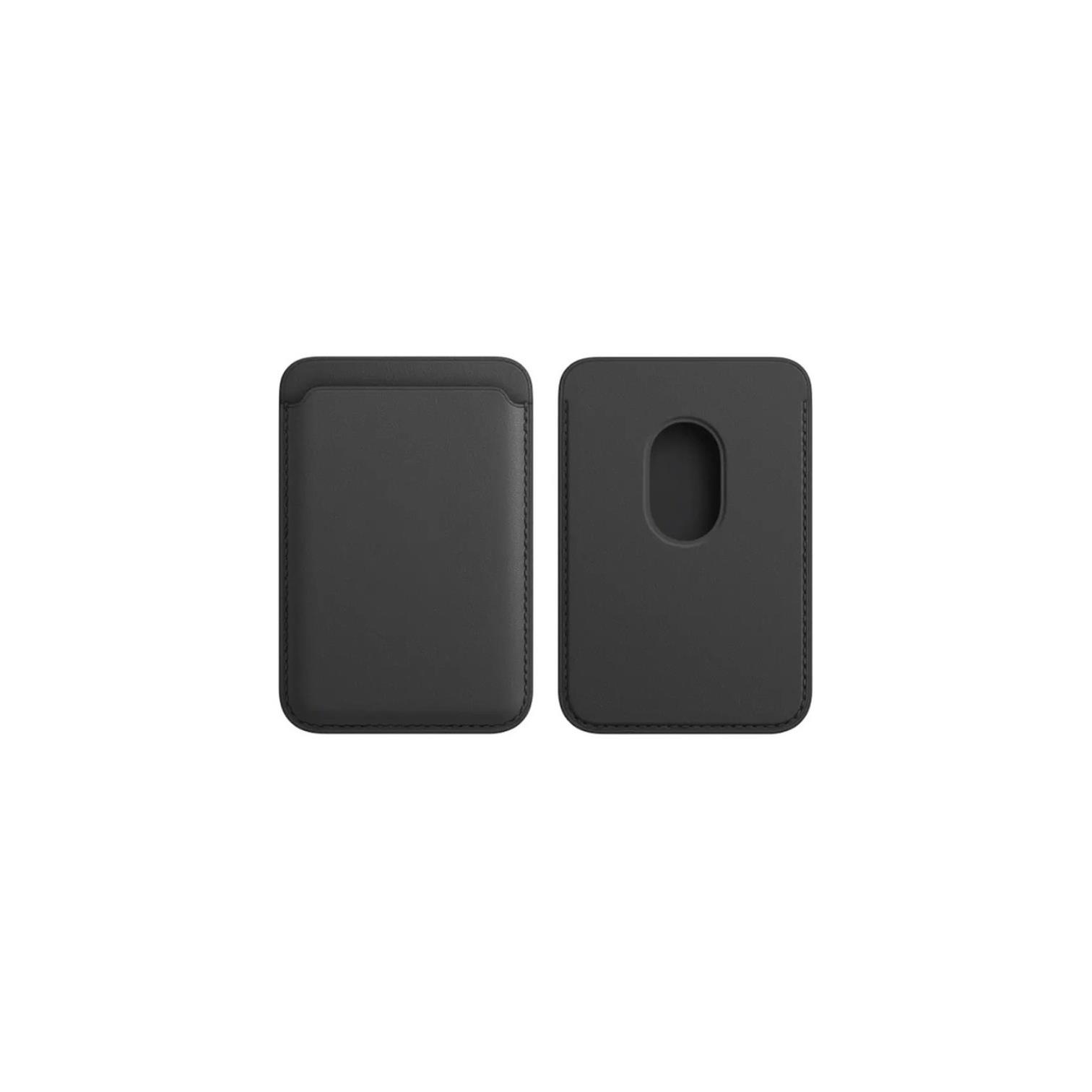 Tarjetero Magsafe de Piel Ximxi color Negro