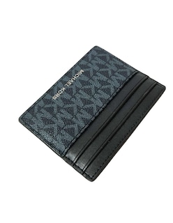 Foto 3 | Tarjetero Michael Kors Con Monograma Azul