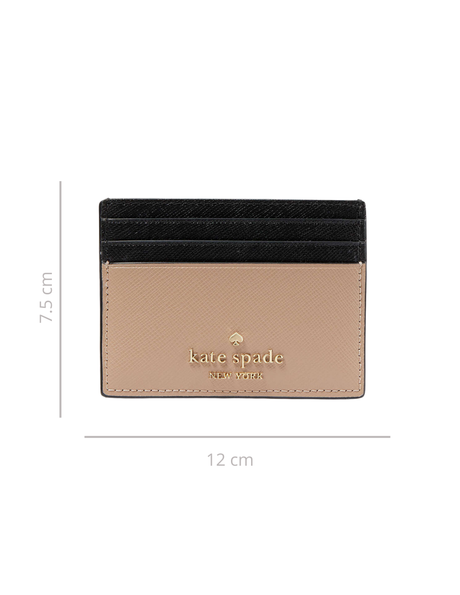 Foto 4 | Tarjetero De Cuero Kate Spade Madison Kc516 Beige