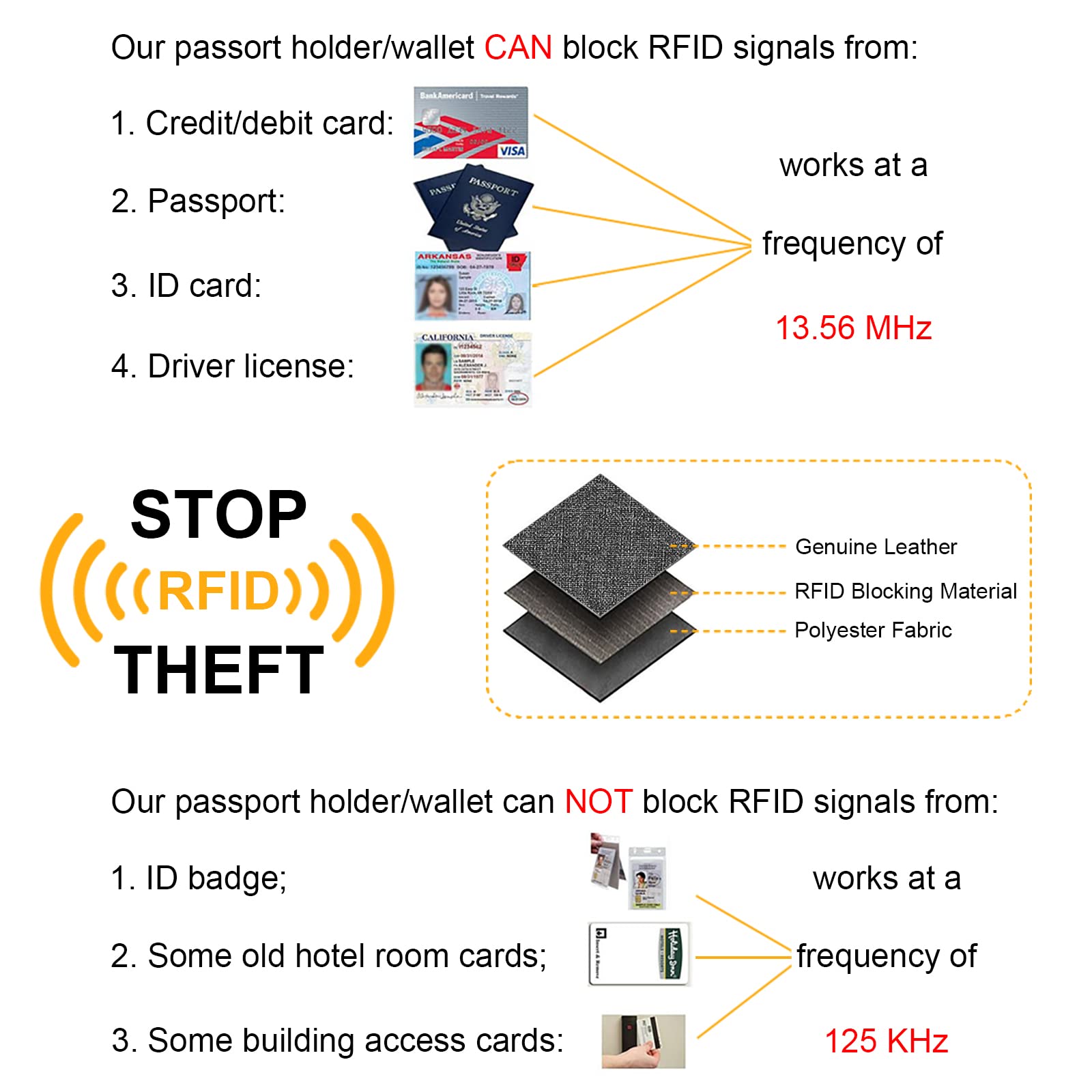 Foto 5 | Tarjetero Fintie Slim Minimalista con Bloqueo RFID - Venta Internacional