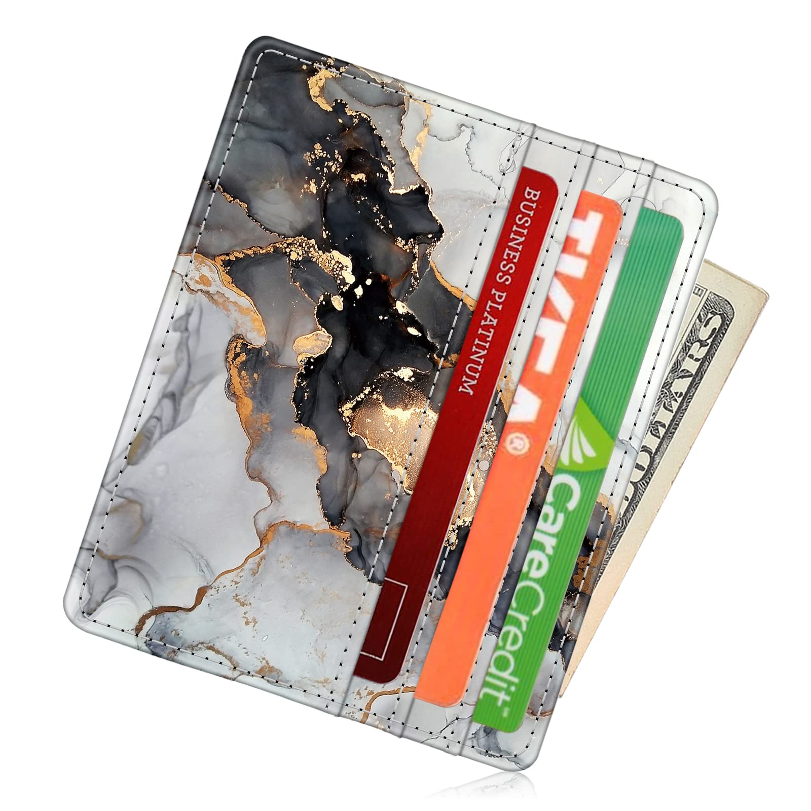 Foto 5 | Tarjetero Fintie Slim Minimalista de Piel con Bloqueo RFID - Venta Internacional