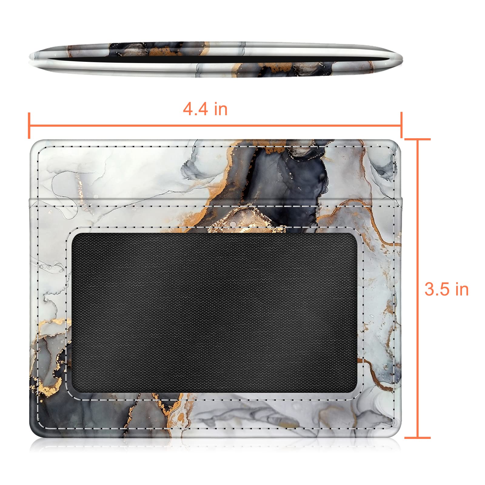 Foto 7 pulgar | Tarjetero Fintie Slim Minimalista de Piel con Bloqueo RFID - Venta Internacional