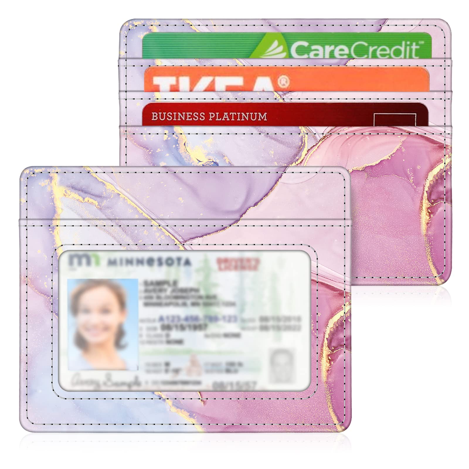 Foto 6 pulgar | Tarjetero Fintie Rosa-Venta Internacional