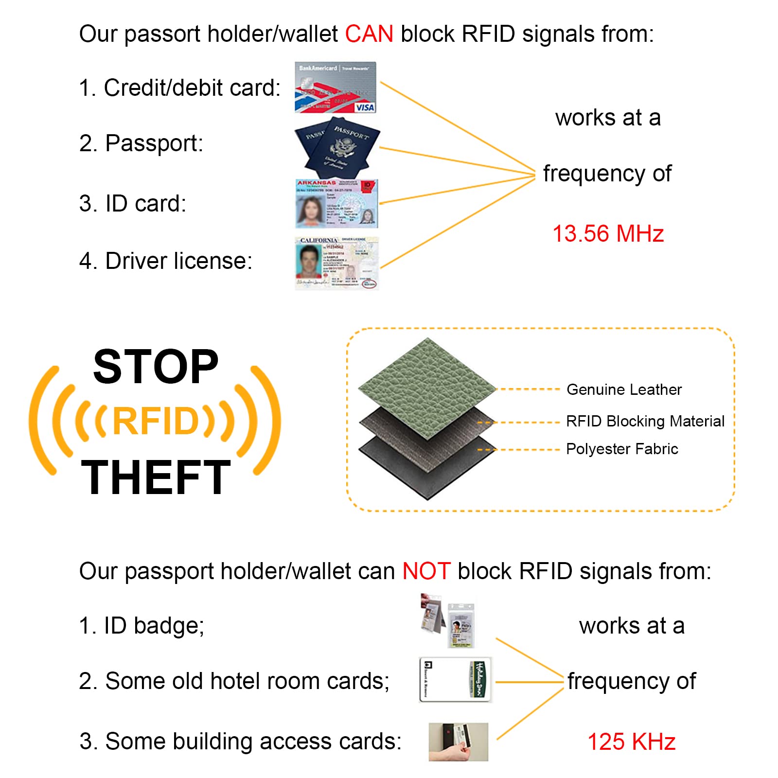 Foto 7 | Tarjetero Fintie Slim Minimalista con Bloqueo RFID - Venta Internacional