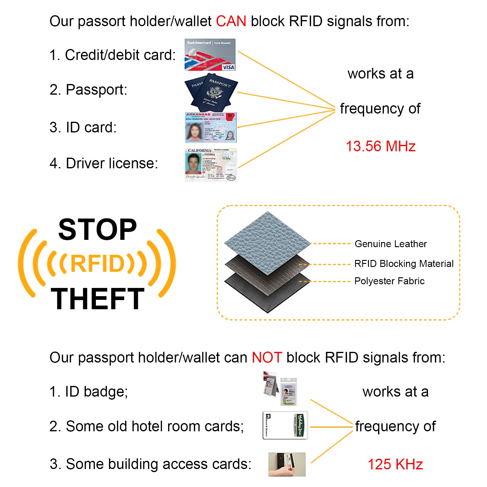Foto 7 | Tarjetero Fintie Slim Minimalista con Bloqueo RFID - Venta Internacional