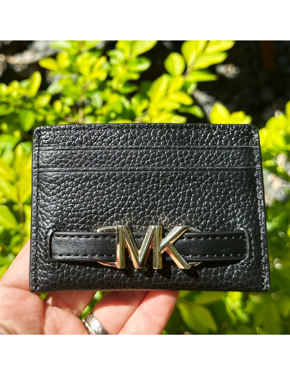 Foto 2 | Tarjetero Reed Michael Kors De Cuero Color Negro