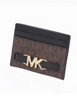 Foto 1 | Tarjetero Reed Michael Kors De Cuero Color Café