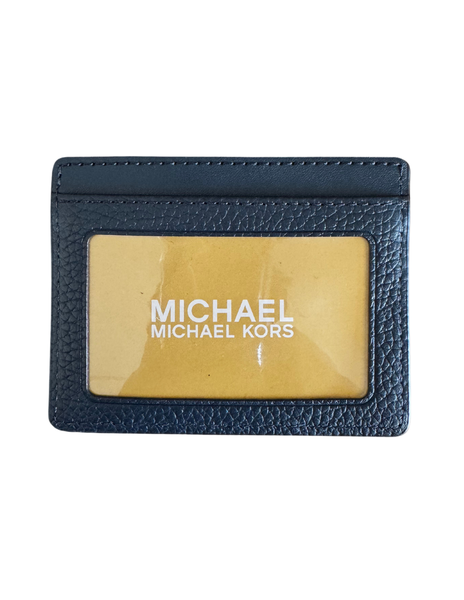 Foto 2 | Tarjetero Michael Kors Jet Set Travel En Piel Granulada Color Azul