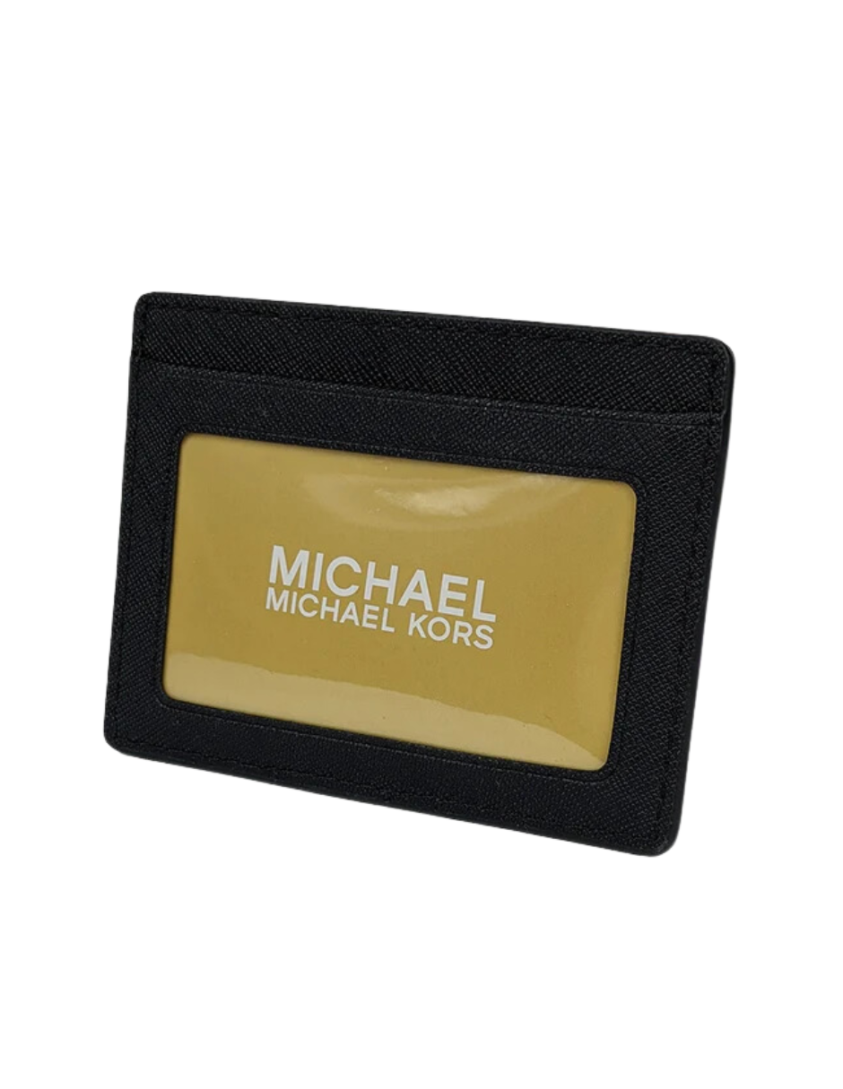 Foto 5 pulgar | Tarjetero Michael Kors Jet Set Travel En Piel Semi Lisa Color Negro