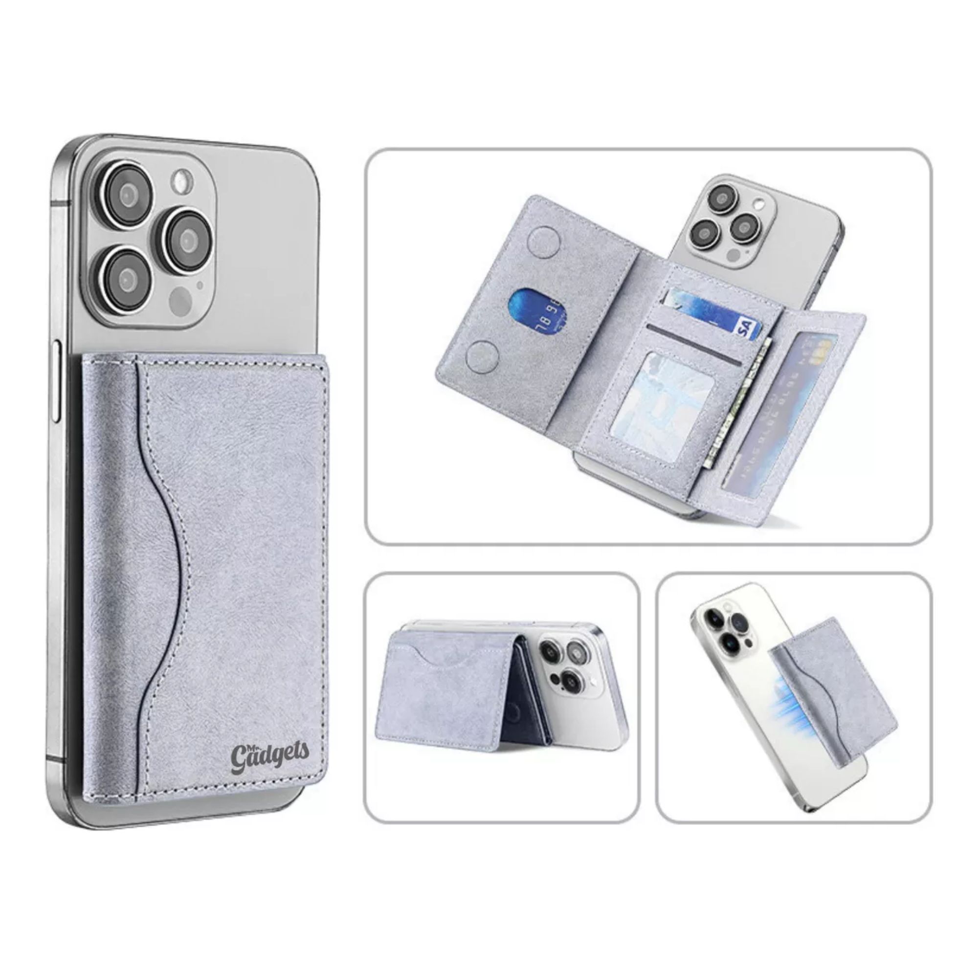 Foto 5 pulgar | Cartera Wallet Pro Premium Billetera Para Iphone Magsafe